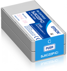 Tusz cyan do drukarki Epson ColorWorks C3500 C33S020602