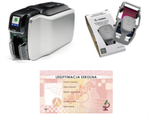 Zestaw startowy Zebra ZC100 do druku e-legitymacji szkolnych