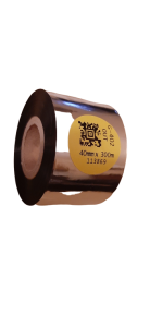 Taśma termotransferowa żywiczna G-402 OUT 40mm /300mb tuleja 1"  Textil