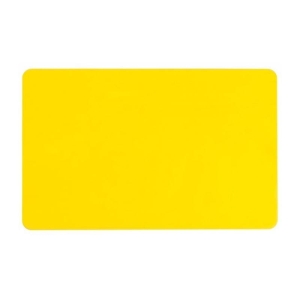 Karty plastikowe żółte Zebra PVC 104523-131 500szt