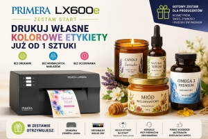  Primera LX600e - Zestaw Start do własnych etykiet kolorowych